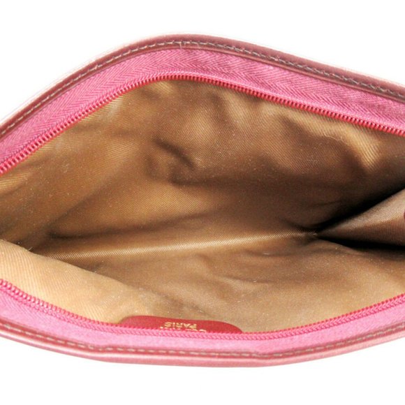 AUTH Cartier Pouch Must Line Bordeaux Leather - Picture 2 of 6